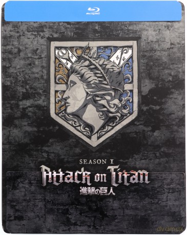 Attack on Titan Season 1 Complete (Atak Tytanów) (steelbook) [4xBlu-Ray]