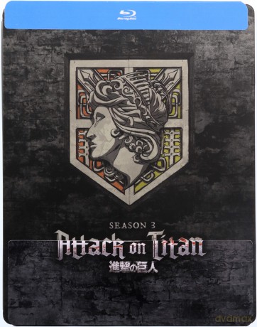 Attack on Titan Season 3 Complete (Atak Tytanów) (steelbook) [4xBlu-Ray]