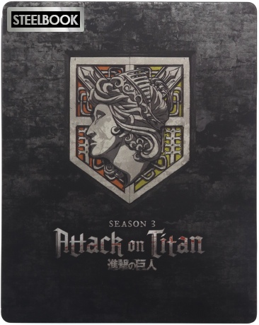 Attack on Titan Season 3 Complete (Atak Tytanów) (steelbook) [4xBlu-Ray]