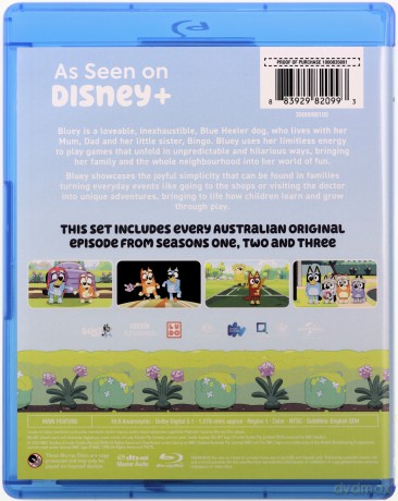 Bluey: Season 1-3 [6xBlu-Ray]