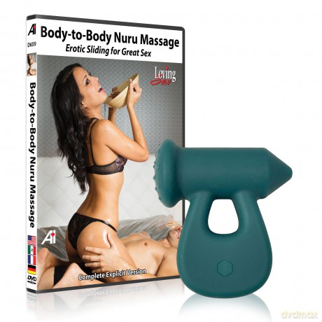 Body-to-Body Nuru Massage DVD with BLISS Point Dual-End Vibrating Massager [DVD]