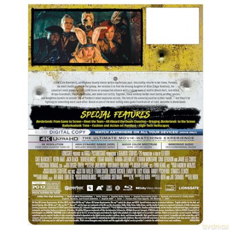 Borderlands (steelbook) [Blu-Ray 4K]+[Blu-Ray]