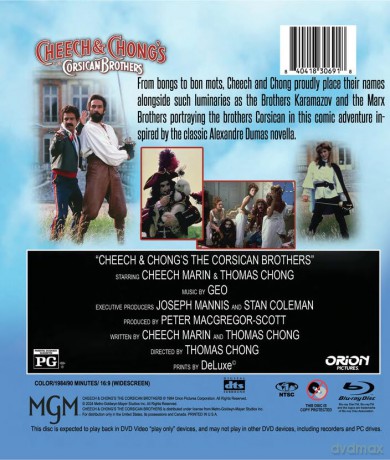 Cheech & Chong's the Corsican Brothers [Blu-Ray]