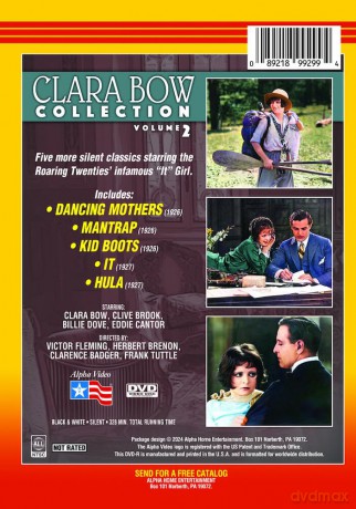 Clara Bow Collection, Volume 2 (Mantrap/Kid Boots/Dancing Mothers/Hula/It) (5-DVD) [DVD]