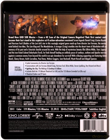 Cowboys & Aliens (Kowboje i obcy) [Blu-Ray 4K]+[Blu-Ray]