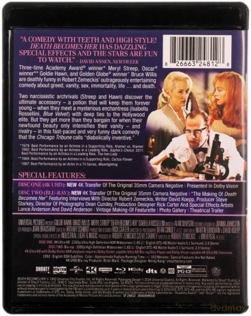 Death Becomes Her (Ze śmiercią jej do twarzy) [Blu-Ray 4K]+[Blu-Ray]