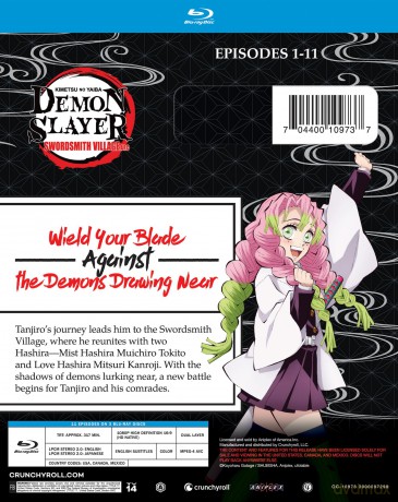 Demon Slayer: Kimetsu no Yaiba: Swordsmith Village Arc (Miecz zabójcy demonów - Kimetsu no Yaiba: Trening Filarów) [3xBlu-Ray]