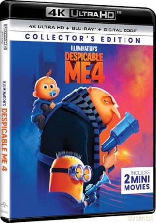 Despicable Me 4 (Gru i Minionki: Pod przykrywką) [Blu-Ray 4K]+[Blu-Ray]