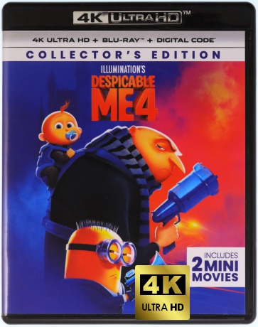 Despicable Me 4 (Gru i Minionki: Pod przykrywką) [Blu-Ray 4K]+[Blu-Ray]