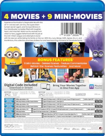 Despicable Me, 4-Movie Collection [4xBlu-Ray]