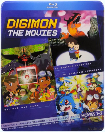 Digimon The Movies 1-3 Collection [Blu-Ray]