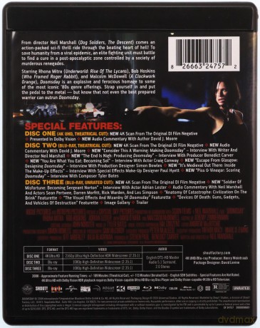 Doomsday [Blu-Ray 4K]+[Blu-Ray]