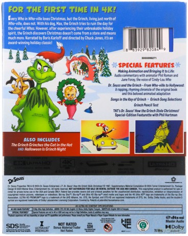 Dr. Seuss' How the Grinch Stole Christmas! (Jak Grinch ukradł święta) [Blu-Ray 4K]