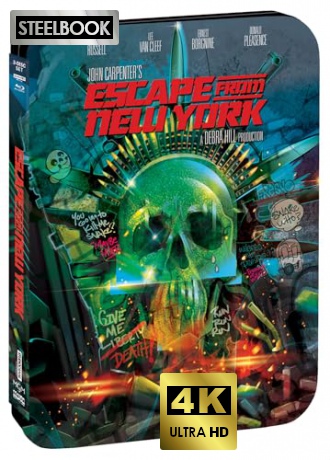 Escape from New York (Ucieczka z Nowego Jorku) (steelbook) [Blu-Ray 4K]+[Blu-Ray]