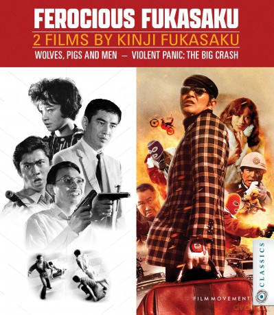 Ferocious Fukasaku: Two Films By Kinji Fukasaku: Wolves, Pigs and Men / Violent Panic: The Big Crash [2xBlu-Ray]