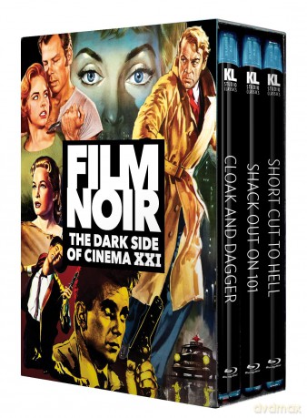 Film Noir: The Dark Side of Cinema XXI: Cloak and Dagger / Shack Out On 101 / Short Cut to Hell [3xBlu-Ray]