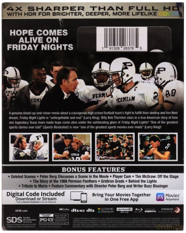 Friday Night Lights (Światła stadionów) [Blu-Ray 4K]+[Blu-Ray]
