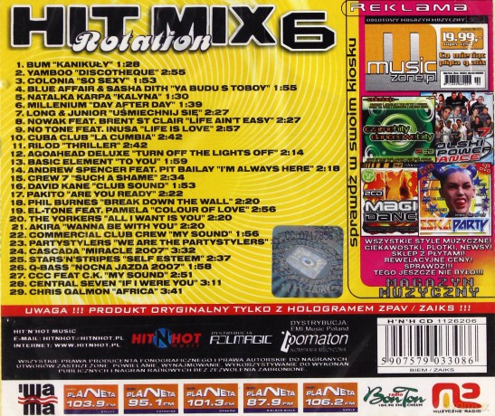 Hitmix Rotation vol. 6 [CD]