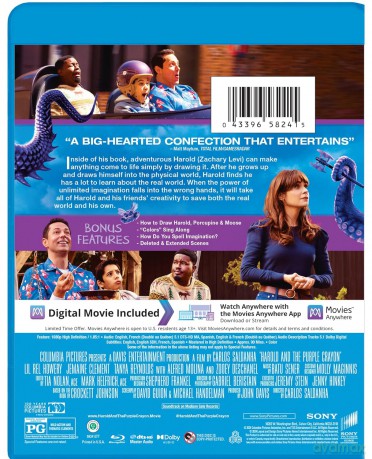 Harold And The Purple Crayon (Harold i magiczna kredka) [Blu-Ray]