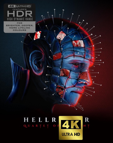 Hellraiser: Quartet Of Torment: Hellraiser / Hellbound: Hellraiser II / Hellraiser III: Hell on Earth / Hellraiser IV: Bloodline [4xBlu-Ray 4K]