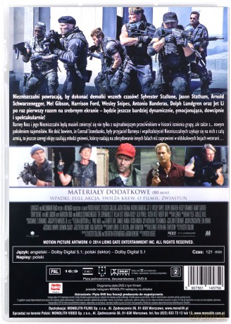 Niezniszczalni 3 (The Expendables 3) [DVD]