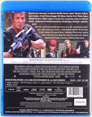 Niezniszczalni 3 (The Expendables 3) [Blu-Ray]