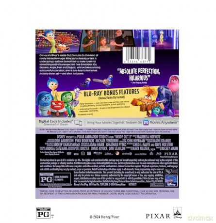 Inside Out 2 (W głowie się nie mieści 2) [Blu-Ray]+[DVD]