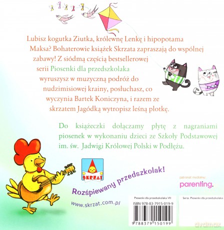 Piosenki dla przedszkolaka 7. Przyjaciele Skrzata [KSIĄŻKA]+[CD]