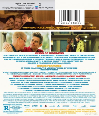 Kinds Of Kindness (Rodzaje życzliwości) [Blu-Ray]