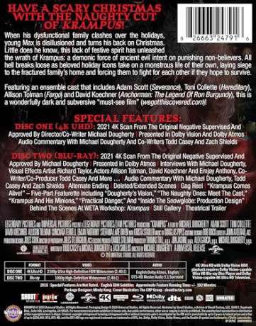 Krampus - The Naughty Cut (Krampus: Duch Świąt) (steelbook) [Blu-Ray 4K]+[Blu-Ray]