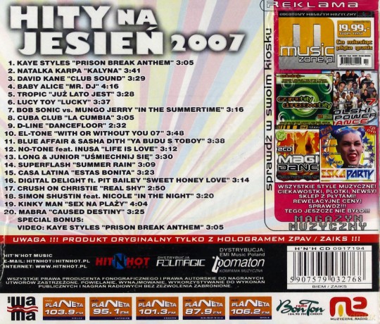 Hity Na Jesień 2007 [CD]