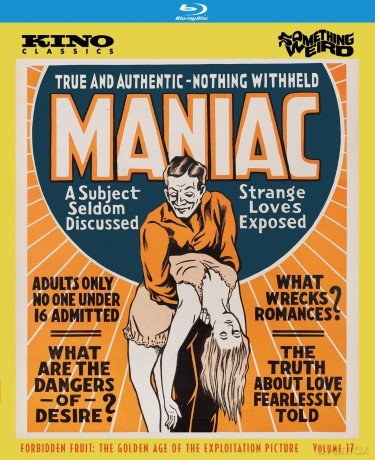 Maniac (Forbidden Fruit: The Golden Age of the Exploitation Picture Vol. 17) [Blu-Ray]