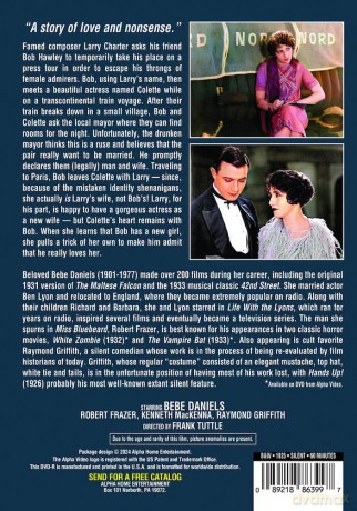 Miss Bluebeard (Silent) [Blu-Ray]