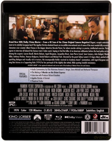 Murder on the Orient Express (Morderstwo w Orient Ekspresie) [Blu-Ray 4K]+[Blu-Ray]