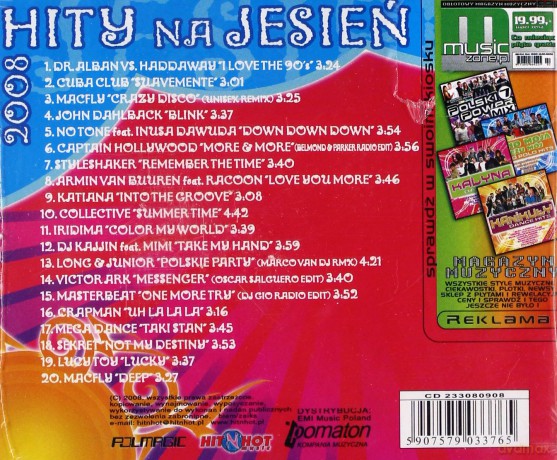 Hity Na Jesień 2008 [CD]