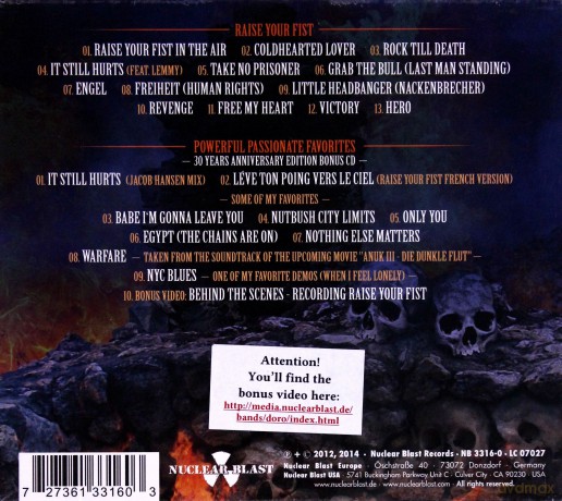 Doro: Raise Your Fist - Touredition [2CD]