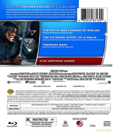 Ninja Assassin (Ninja zabójca) [Blu-Ray]