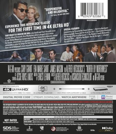 North By Northwest (Północ - północny zachód) [Blu-Ray 4K]