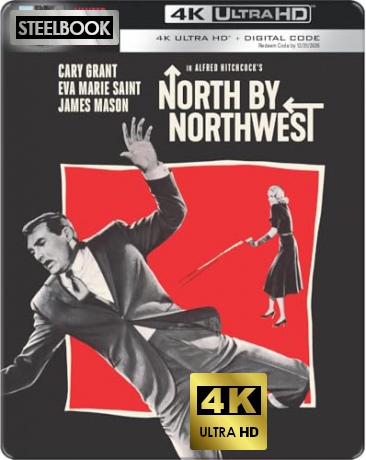 North By Northwest (Północ - północny zachód) (steelbook) [Blu-Ray 4K]