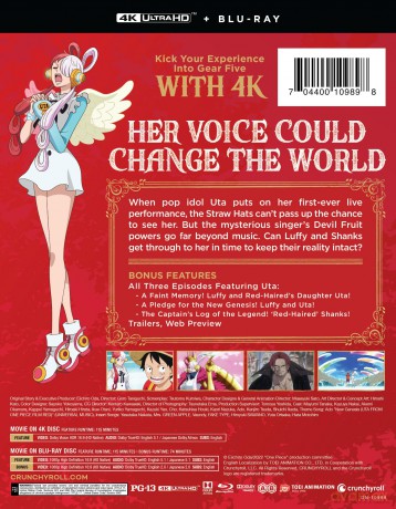 One Piece Film Red - Movie (steelbook) [Blu-Ray 4K]+[2xBlu-Ray]