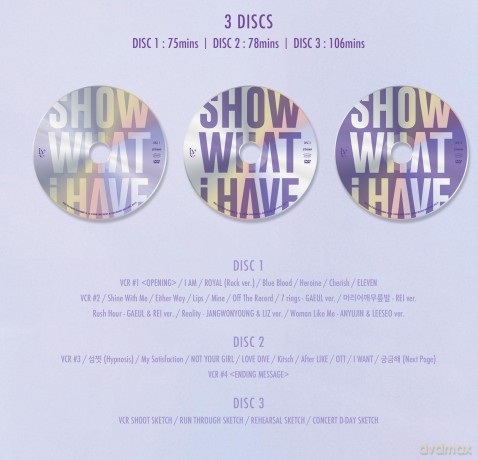 Show What I Have - The 1st World Tour - 3 DVD Set - incl. 164pg Photobook, ID Photo Set, Photocard Set + Folded Poster [DVD]
