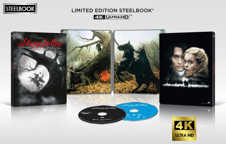 Sleepy Hollow (Jeździec bez głowy) (steelbook) [Blu-Ray 4K]+[Blu-Ray]