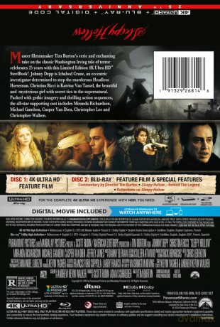 Sleepy Hollow (Jeździec bez głowy) (steelbook) [Blu-Ray 4K]+[Blu-Ray]