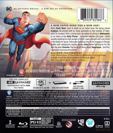 Superman: Man of Tomorrow [Blu-Ray 4K]+[Blu-Ray]