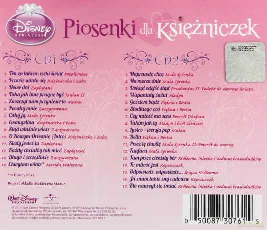 Piosenki Dla Księżniczek [2CD]