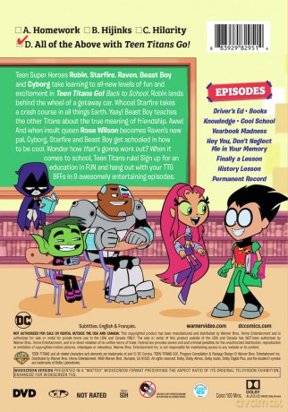 Teen Titans Go! Back to School [DVD]