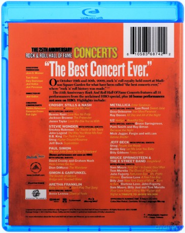 The 25th Anniversary Rock & Roll Hall Of Fame Concerts [2xBlu-Ray]