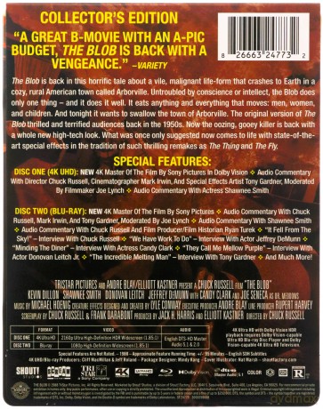 The Blob (Plazma) (steelbook) [Blu-Ray 4K]+[Blu-Ray]