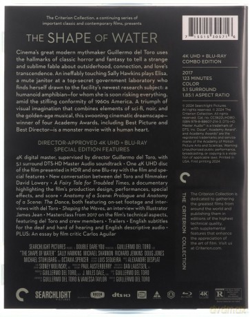The Shape of Water (Kształt wody) (The Criterion Collection) [Blu-Ray 4K] + [Blu-Ray]