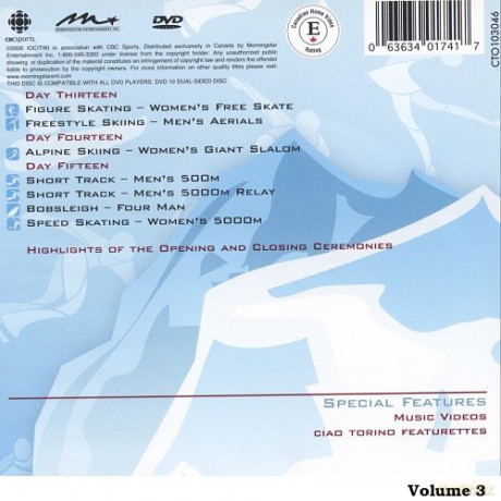 Torino 2006 Canada's Quest for Success: Volume 3 - Olympic Day 13 to 15 [DVD]
